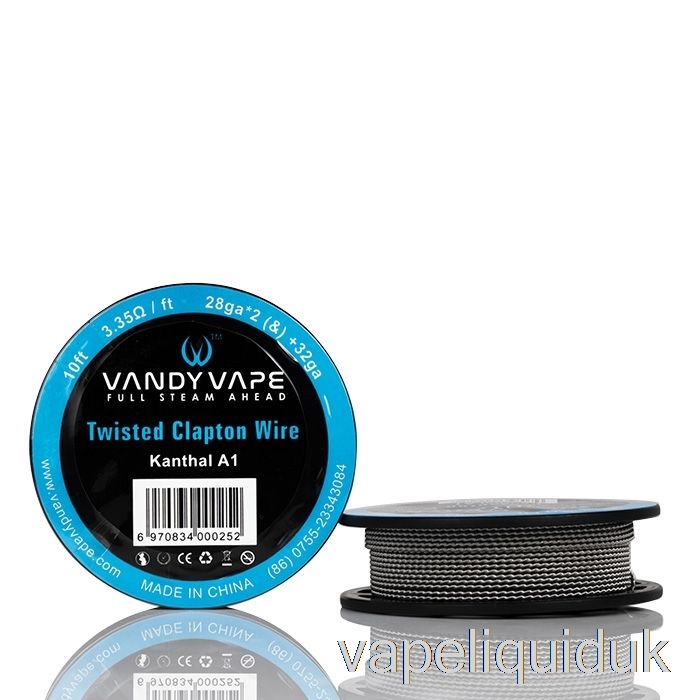 Vandy Vape Specialty Wire Spools KA1 Twisted Clapton - 28GA*2(&)+32GA - 10ft - 3.35ohm Vape Liquid